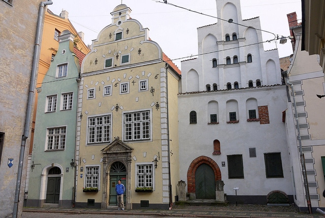 Building complex Three Brothers - sights of Riga