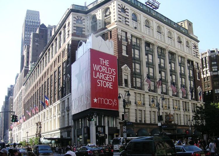 Macy`s Mall in Manhattan - New York City Landmarks