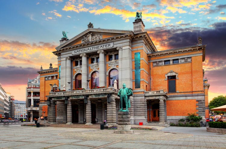 Norwegian National Theater - Oslo Landmarks