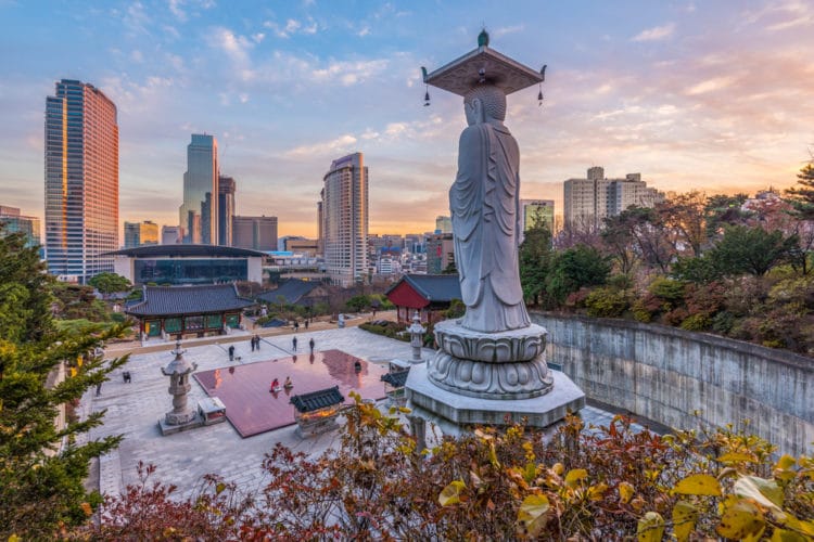 Bongeunsa Temple - Seoul attractions