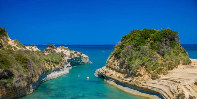 The "Canal of Love" in Sidari - Corfu attractions