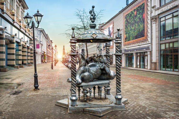 Monument to Cat Kazansky - Kazan sights