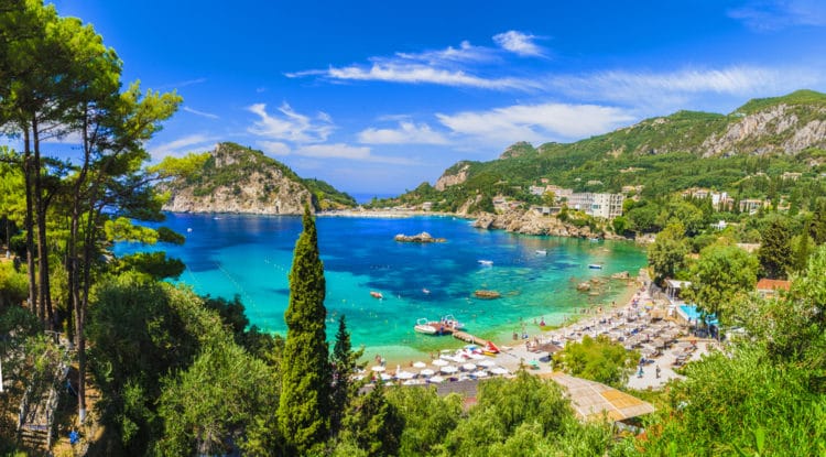 Paleokastritsa Beach - Corfu attractions