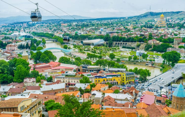 Tbilisi cable car - attractions