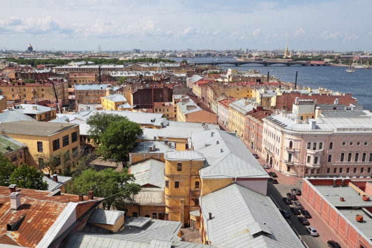 Rooftops of St. Petersburg - St. Petersburg landmarks