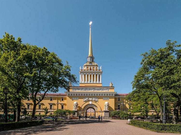 Building of the Main Admiralty - Sights of St. Petersburg