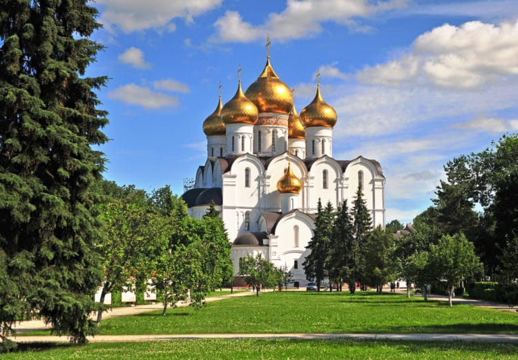 Dormition Cathedral - landmarks of Yaroslavl