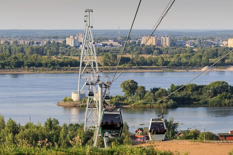 Nizhny Novgorod cableway - attractions of Nizhny Novgorod