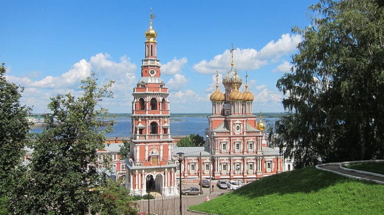 Nativity (Stroganovskaya) Church - sights of Nizhny Novgorod