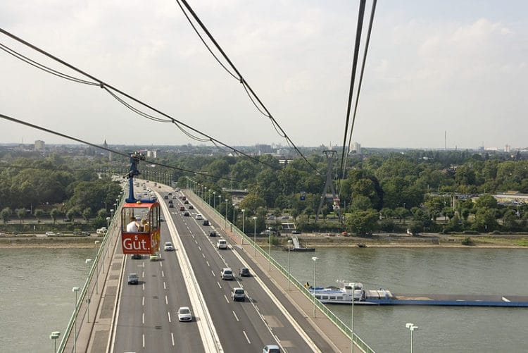 The Cologne Cable Car - Cologne's sights
