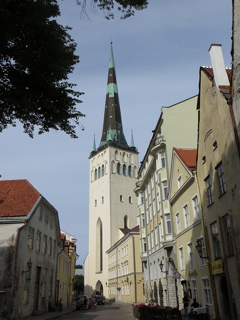 St. Olaf's Church - landmarks in Tallinn