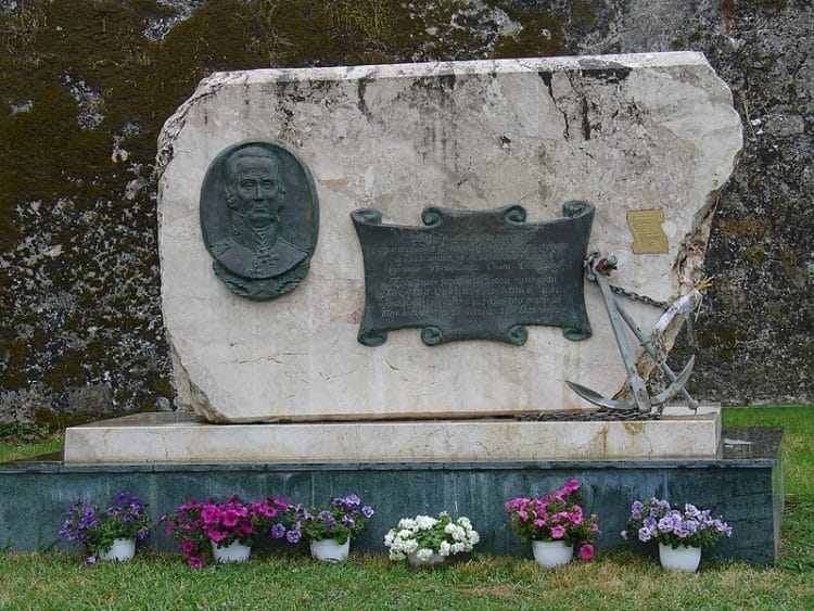 Monument to Admiral Ushakov - Corfu attractions