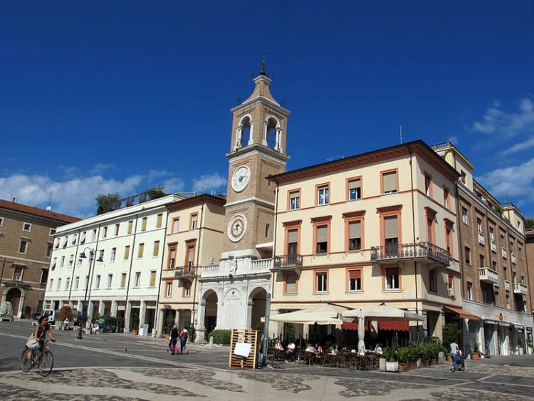Three Martyrs' Square and Clock Tower - Sights of Rimini