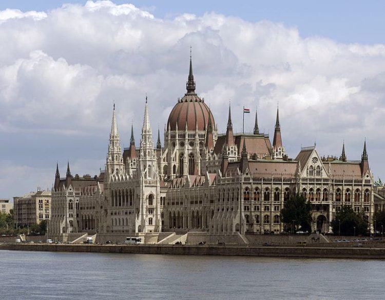 Hungarian Parliament Building in Hungary
