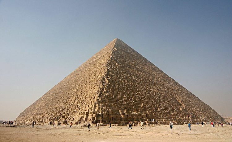 Pyramid of Cheops in Egypt