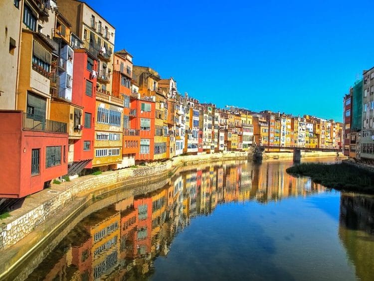 Onyar promenade houses - Girona attractions