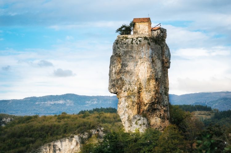 The Pillar of Katskhi in Georgia