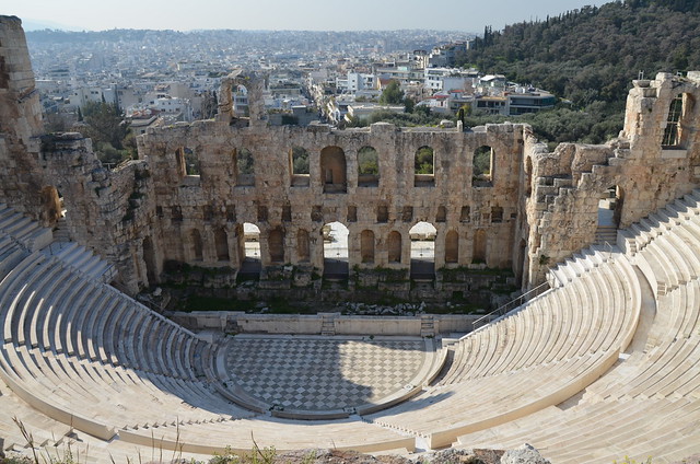 Odeon of Herodes Atticus in Greece