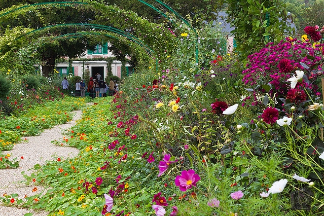 Claude Monet's garden in Giverny in France