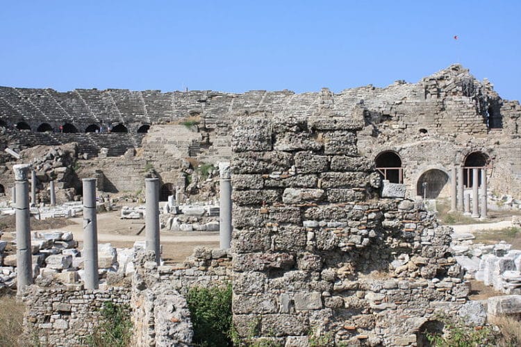 The Ancient City of Side in Turkey