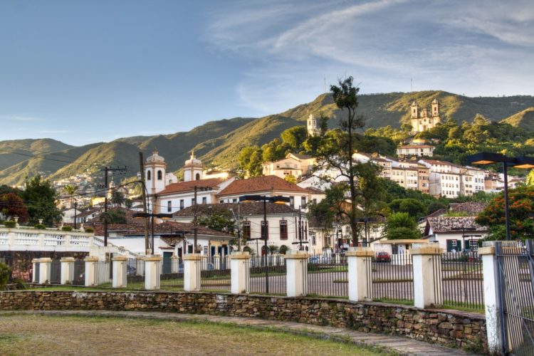 City of Oru Preto in Brazil