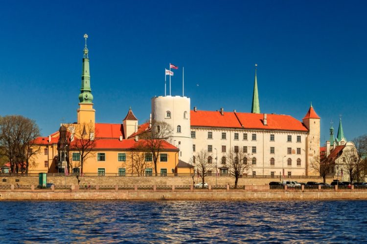 Riga Castle in Latvia