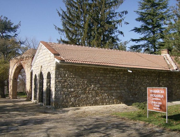 Thracian Tomb in Kazanlak in Bulgaria