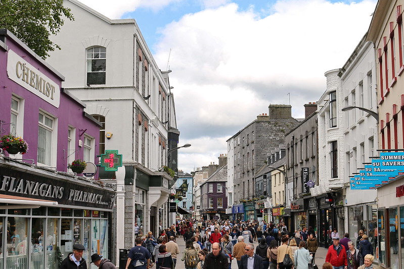 Shop Street in Galway, Ireland