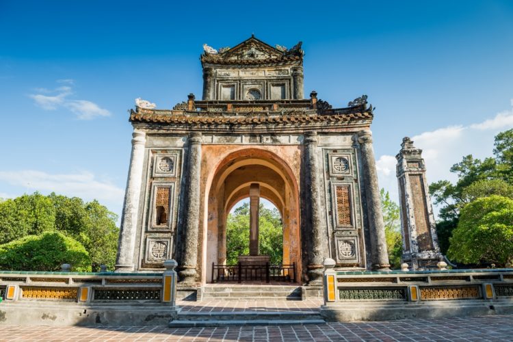 Tomb of Emperor You Duc in Vietnam