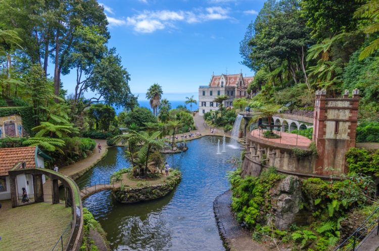 Tropical Garden of Monte in Portugal