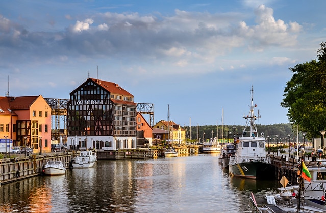 Klaipeda Old Town in Lithuania