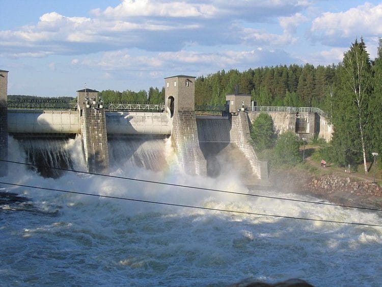 Imatrankoski Spillway in Finland