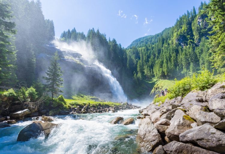 Krimmler Falls in Austria