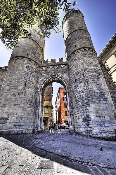 Porta Soprana Gate - Landmarks of Genoa
