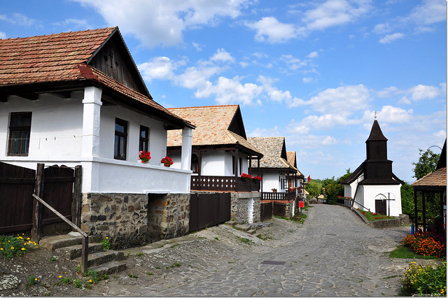 Holloko village in Hungary