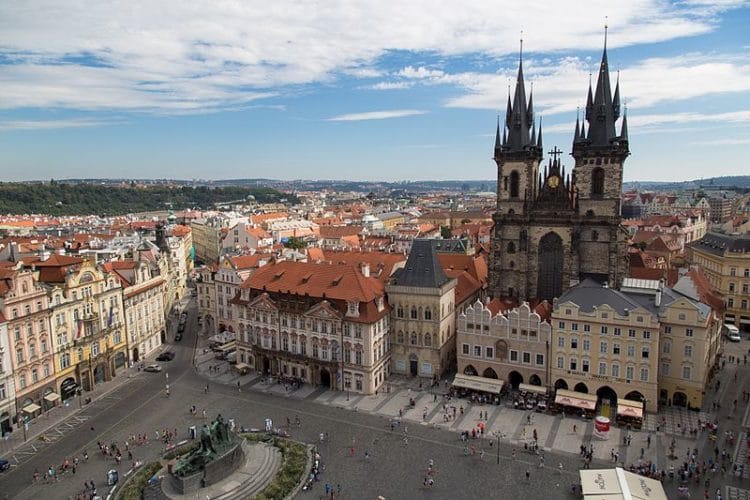 Old Town Square in the Czech Republic