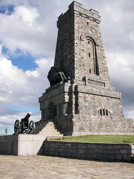 Shipka Pass and Freedom Monument in Bulgaria