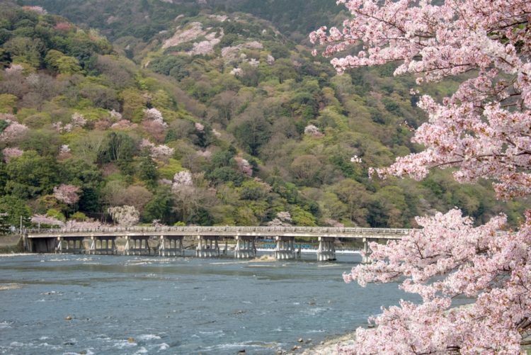 Togetsu-kyo Bridge in Japan