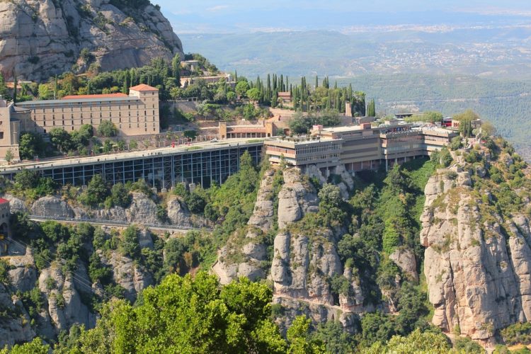 Monastery of Montserrat in Spain