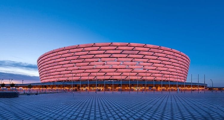 Baku Olympic Stadium in Azerbaijan
