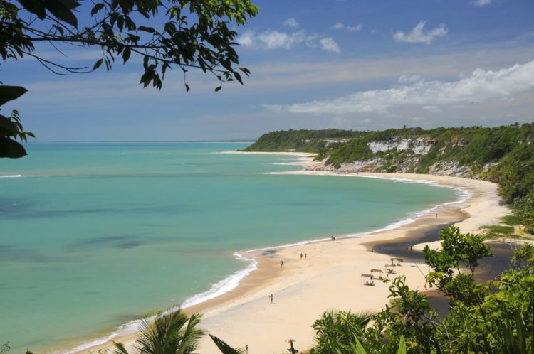 Beaches of Salvador in Brazil