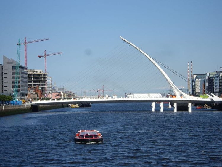 Samuel Beckett Bridge in Ireland