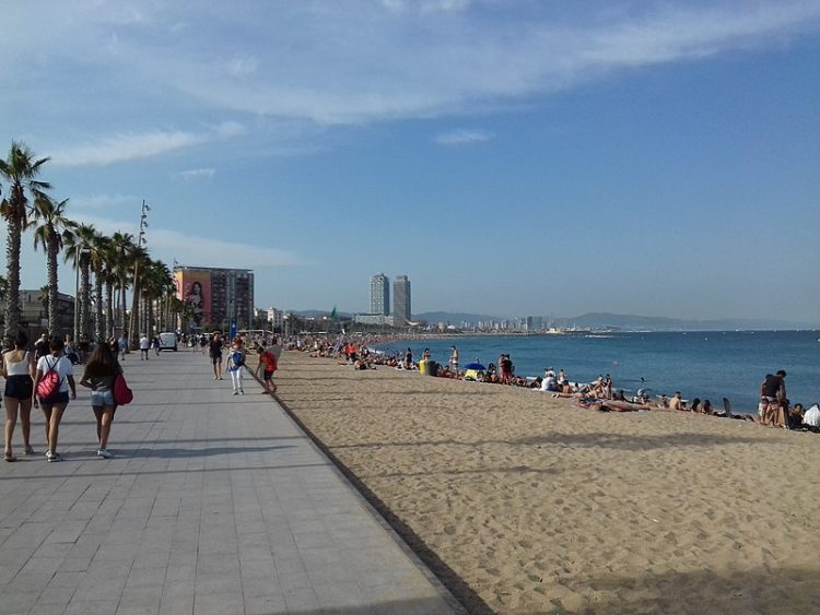 Barcelonetta Beach in Spain