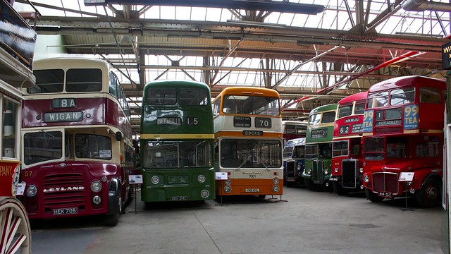 Manchester Museum of Public Transport in England