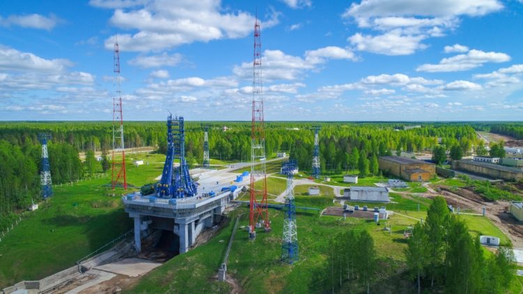 Plesetsk Cosmodrome in Russia