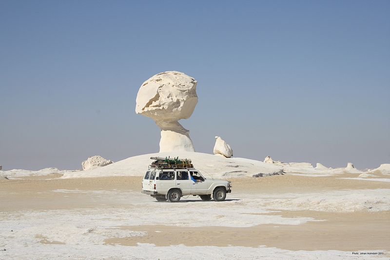 White Desert in Egypt
