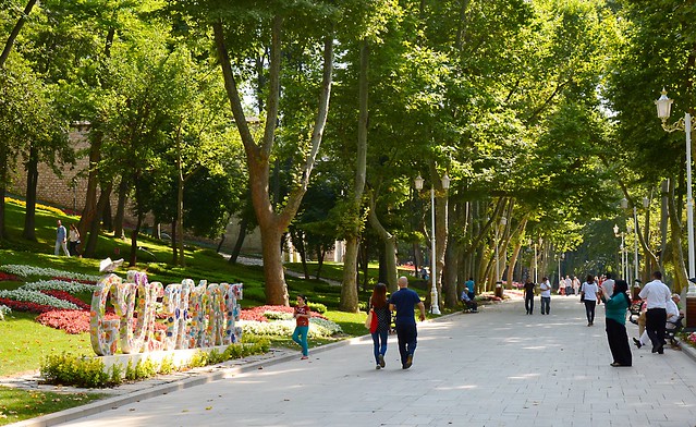 Gulhane Park in Turkey