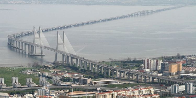 Vasco da Gama Bridge in Portugal