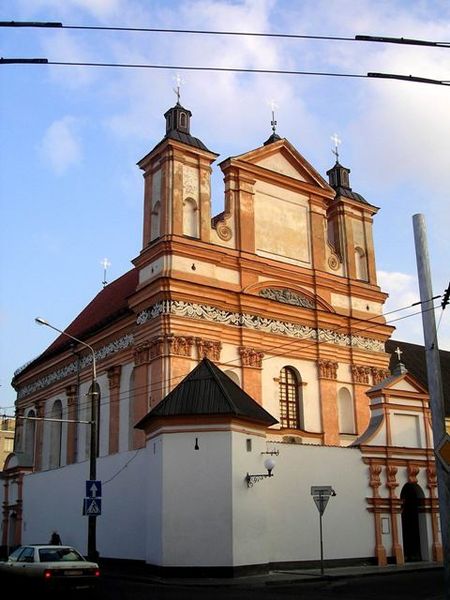 Brigitoks church and convent - sights of Grodno