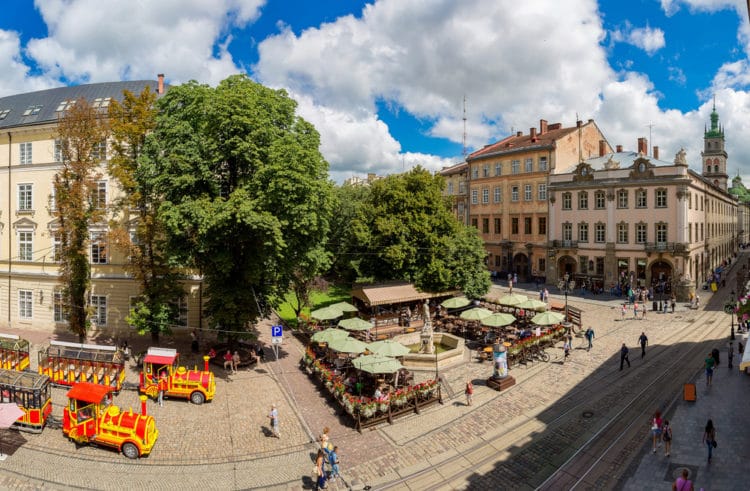 Rynok Square - Lviv attractions